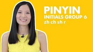 Learn Chinese Pinyin  How to Pronounce Chinese Pinyin Initials zh ch sh r  Lesson 07 [upl. by Roi]