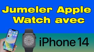 Comment jumeler Apple Watch avec iPhone 14 [upl. by Alesram]