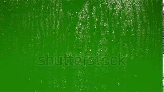 Footage  Rain drops on glass Green screen backround Chroma key [upl. by Nyladnek932]