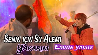 SENİN İÇİN ŞU ALEMİ YAKARIM EMİNE YAVUZ EMRE ÇİL HASANCELİ KÖYÜ DÜĞÜNÜ GÜNEY KAMERA [upl. by Bunce]