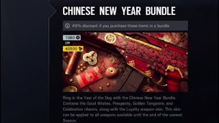 BRAND NEW Chinese New Year Bundle  Rainbow Six Siege [upl. by Bruckner]