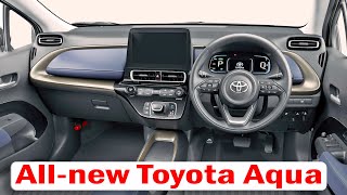 All new Toyota Aqua  All Interior Features amp All Colors  first look [upl. by Leoine]