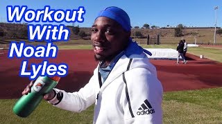 Noah Lyles And Tori Bowie Crush Sprints  Workout Wednesday [upl. by Xena]