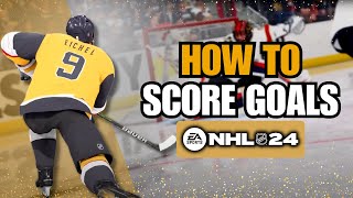 NHL 24  HOW TO SCORE GOALS [upl. by Llecrep]