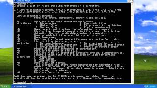 DOS Commands basic [upl. by Eednac180]
