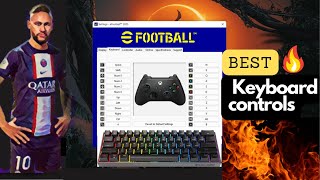 Best keyboard settings for dribbling  Keyboard Controls  eFootball 2023  PC [upl. by Anialem874]