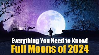 Full Moon 2024  Full Moon Calendar 2024  Astronomy Events 2024  its7EVEN [upl. by Lorolla146]