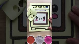 the oven sandpainting theoven relaxing coloredsandart colorfulsandart satisfying coloring [upl. by Ko]