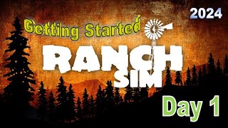 Ranch simulator updated version 2024 getting started [upl. by Keisling319]