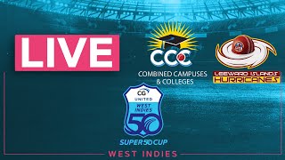 🔴 LIVE CCC v Leeward Islands  CG United Super50 2024 [upl. by Walli]