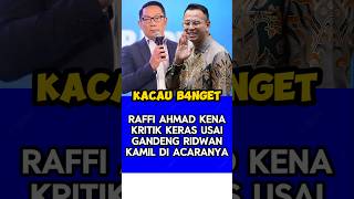 Raffi Ahmad kena semprot Netizen [upl. by Arbrab]