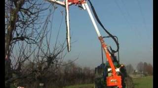 ORP orchards pruning machine Rinieri Barra a dischi per potare [upl. by Darren]