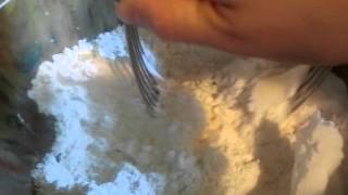 Cutting shortening into flour [upl. by Kaiulani306]