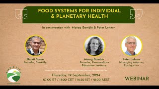 Food Systems for Individual amp Planetary Health [upl. by Ravahs]