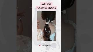 Girls latest Hairpin inspo ideas youtubeshorts hairpins hairstyles [upl. by Suiradal216]