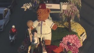 Rose Parade floats ready to roll [upl. by Constancy]