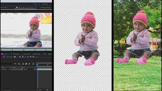 Ae71 Roto Brush Tool Basic  Change Background  Object Cutting in adobe after effects HINDI [upl. by Eissahc957]