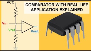 Comparator and how to use it explained with real life application  Electronics Basic 1 [upl. by Akiaki]