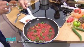 Recette  Piperade basque [upl. by Acsecnarf795]