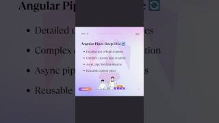 Day  21 Angular Pipes Deep Dive youtubeshorts coding angular programming angulardeveloper [upl. by Stronski]