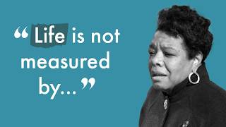 MAYA ANGELOU’s Most Inspiring Quotes Words of Wisdom and Strength  Part 1 [upl. by Virnelli314]