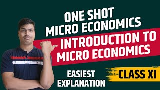 Introduction to Micro economics  ONE SHOT  Micro economics  Easiest explanation  PPC [upl. by Cerveny962]