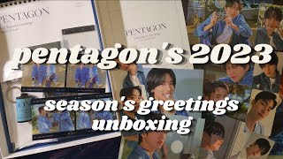 pentagons 2023 seasons greetings ☆ unboxing [upl. by Molloy433]