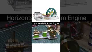 Horizontal Mill Steam Engine mechanism steam engine engineering 3ddesign [upl. by Vokaay]