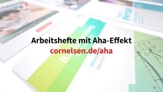 Cornelsen Arbeitshefte Für den AhaEffekt bei Lernenden [upl. by Irem]