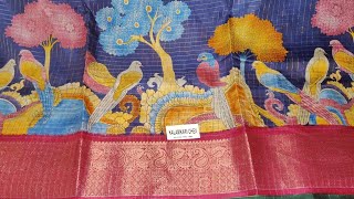 Allover Zari Weaving Checks Sarees [upl. by Halford396]