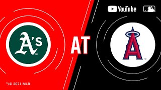 Athletics at Angels  MLB Game of the Week Live on YouTube [upl. by Isdnil]