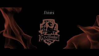 lions gryffindor house [upl. by Yrallam]