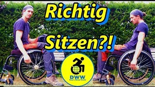 Die 3 größten Fehler beim Sitzen und Anschieben Rollstuhl Doms Wheel World Folge 2 [upl. by Dloreh]