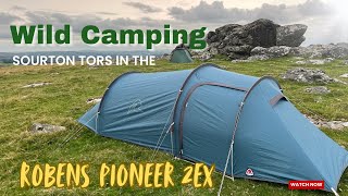 Wildcamping on Sourton Tors Dartmoor  Robens Pioneer 2EX [upl. by Lais]