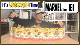 MARVEL nun auch in jedem 7ten EI  Kinder Überraschung ClassicEi MARVEL  Its UNBOXING TIME [upl. by Naelcm]