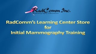 Initial Training for Mammography [upl. by Tterrab]