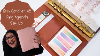 NEW Erin Condren A5 Ring Agenda Set Up [upl. by Figueroa721]