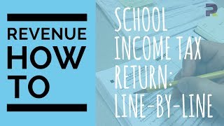 School Income Tax return Linebyline [upl. by Jarlath83]