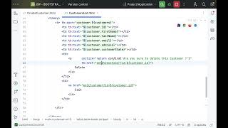 16  SPRING BOOT 3  PROJECT  THYMELEAF  DELETE CUSTOMER [upl. by Sonstrom]