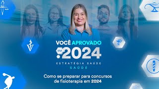 Como se preparar para concursos de fisioterapia em 2024 [upl. by Nnyltak235]