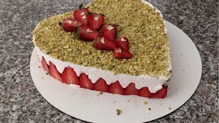 How To Make The Best Fraisier Cake French Strawberry cake Recipe [upl. by Katrinka48]