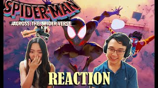 EMOTIONAL Across the SpiderVerse 2023  MOVIE REACTION  Sisters First Time Watching [upl. by Norrej]