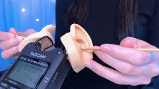 ASMR Tingly Ear Cleaning for Sleep No Talking 😴 TASCAM both ears  耳かき [upl. by Zindman]