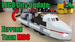 LEGO Zeppelin Train MOC Part 1 🚆🚂🏹 [upl. by Nosyerg777]