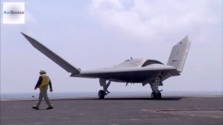 X47B Drone amp Manned F18 Takeoff amp Land Together In Historic Test [upl. by Cecilia]