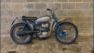 c1962 Greeves 24ME Starmaker Scrambler 250cc [upl. by Luing]