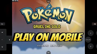 Play Pokemon Grueling Gold On Android  Joiplay Mobile Configuration [upl. by Adyahs378]