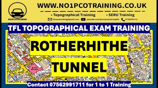 TRICKY ROTHERHITHE TUNNEL ROUTE EXPLAINEDTFL TOPOGRAPHICAL TRAINING 2024 TOPOGRAPHY SKILLS TEST [upl. by Prisilla]