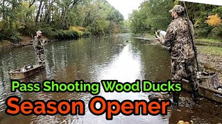 Pass Shooting Wood Ducks Season Opener [upl. by Lathrope956]