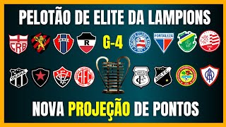 COPA DO NORDESTE  NOVA PROJEÇÃO  FALTAM 2 RODADAS [upl. by Kendell]